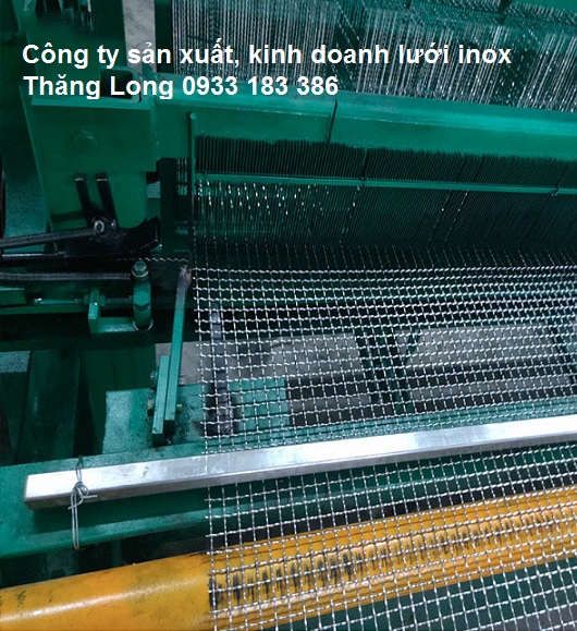 Lưới inox đan ô 8x8mm 201 TLG Thăng Long khổ 1.2m